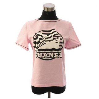 シャネル Tシャツ La Pausa ココマーク レディースサイズ34(Tシャツ(半袖/袖なし))