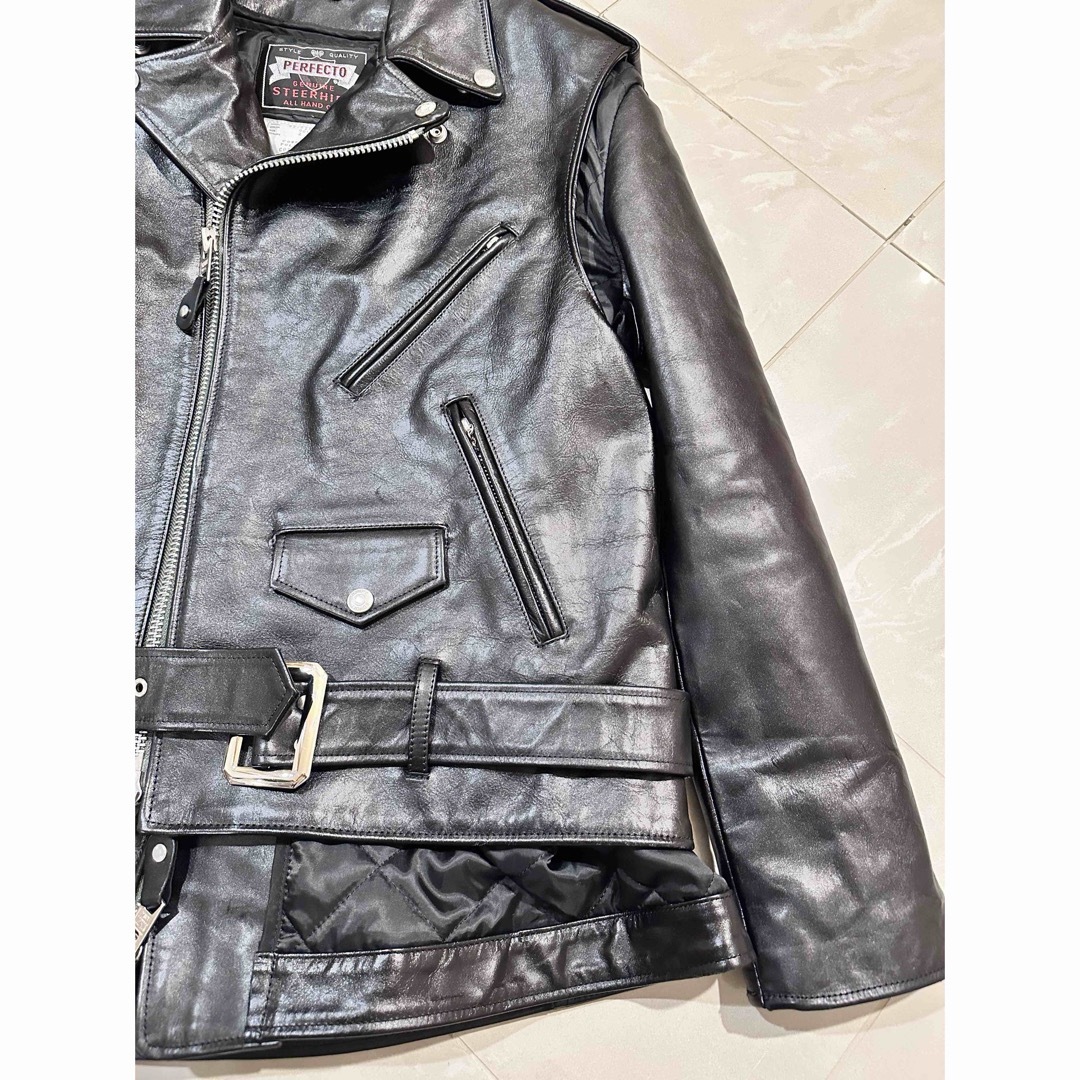 sacai(サカイ)のSACAIxSchott ライダースジャケット サカイライダースジャケット メンズのジャケット/アウター(ライダースジャケット)の商品写真