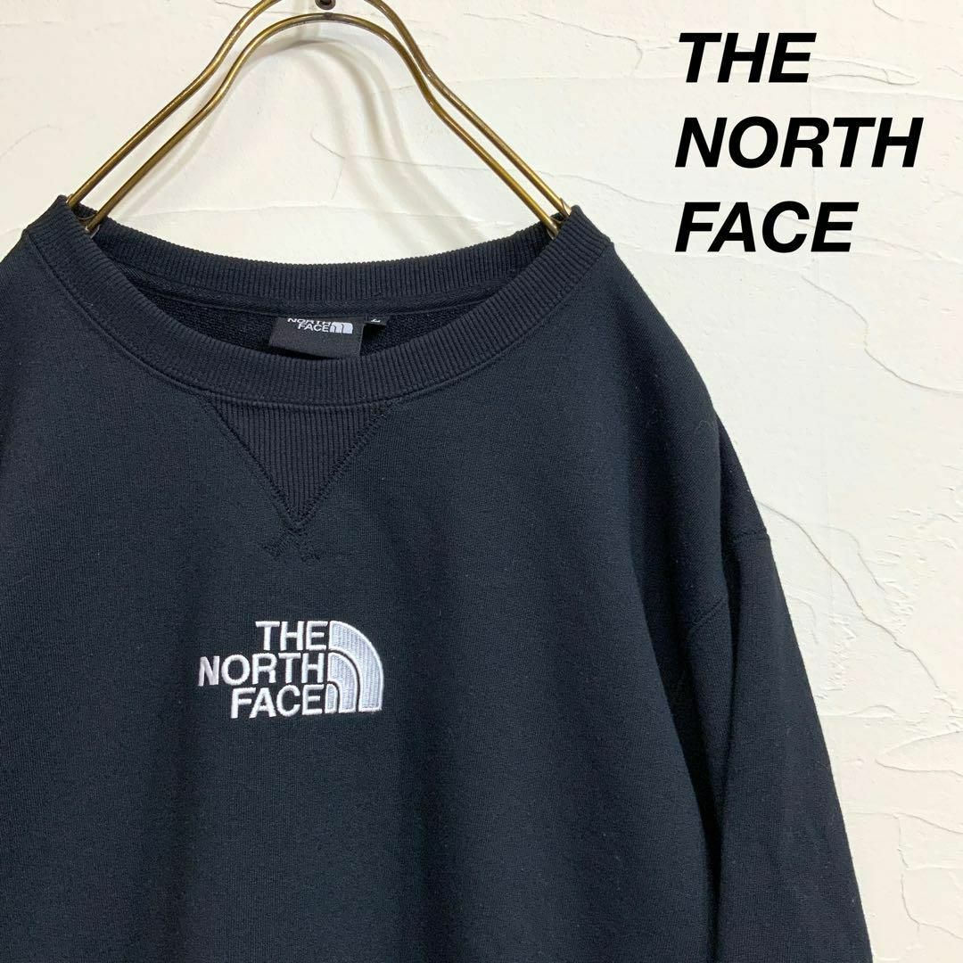THE NORTH FACE(ザノースフェイス)の極美品 THE NORTH FACE Vガゼット 両面刺繍 スウェット メンズのトップス(スウェット)の商品写真