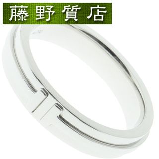 ティファニー(Tiffany & Co.)の(新品仕上げ済）ティファニー TIFFANY Tトゥー ナロー リング 指輪 K18 WG ホワイトゴールド TWO 約17号 8854(リング(指輪))