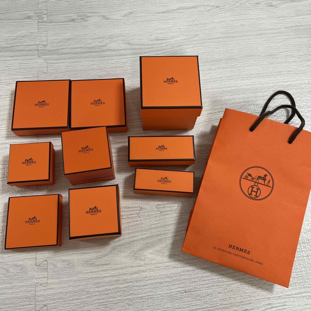 Hermes(エルメス)のHERMES 空箱9点セット レディースのバッグ(ショップ袋)の商品写真