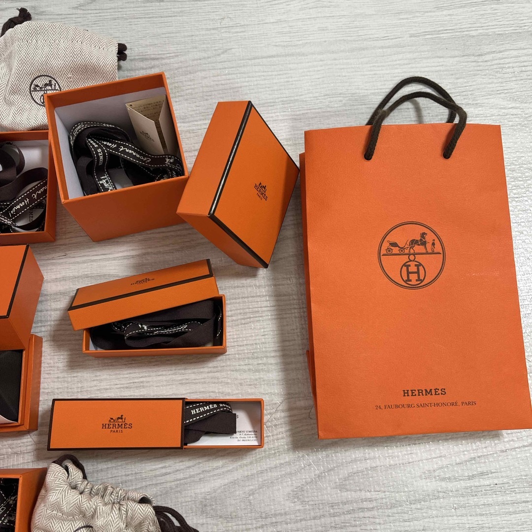 Hermes(エルメス)のHERMES 空箱9点セット レディースのバッグ(ショップ袋)の商品写真