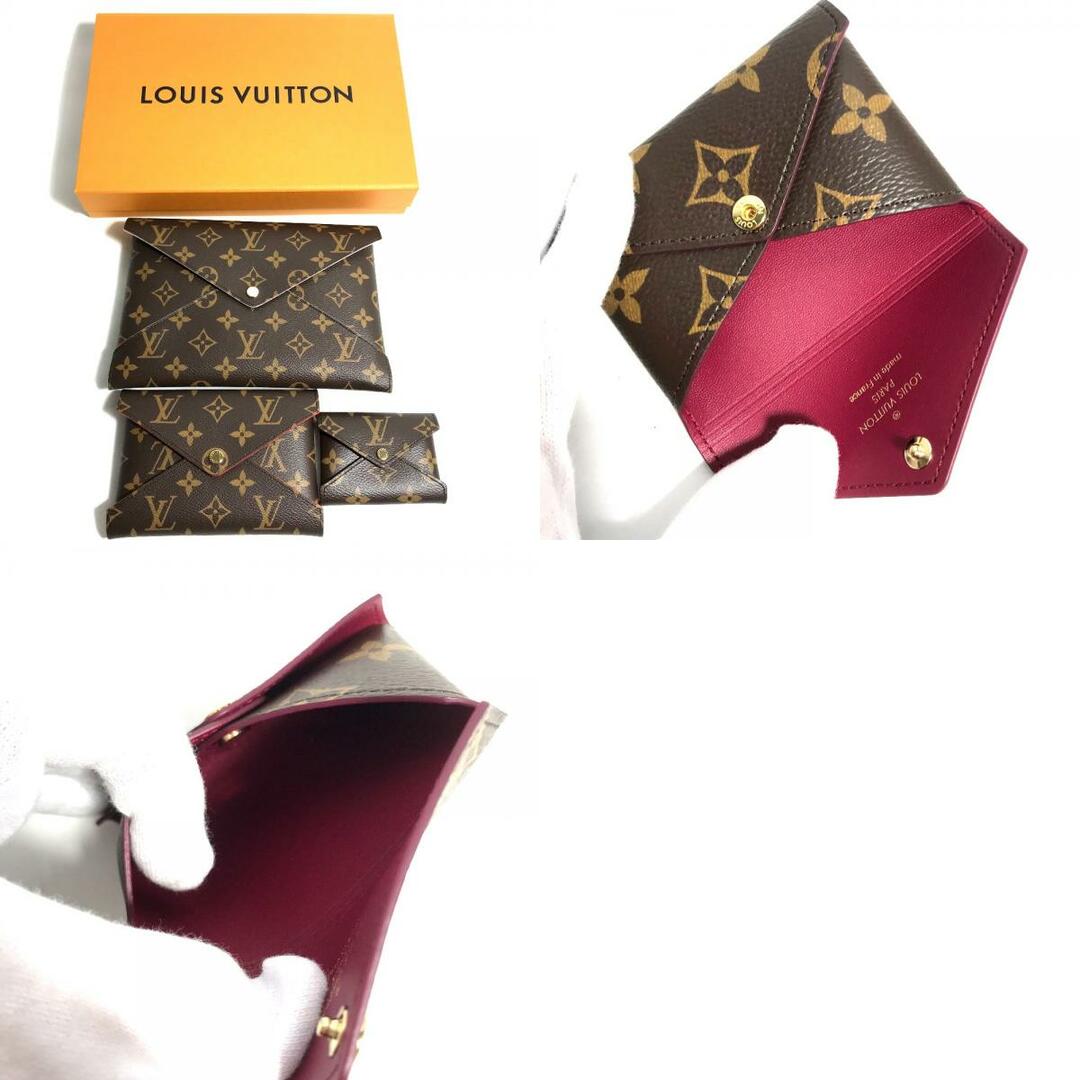 ルイヴィトン LOUIS VUITTON ポシェット キリガミ M62034 モノグラム ３点セット カバン ポーチ コインケース カードケース  クラッチバッグ モノグラムキャンバス ブラウン 未使用