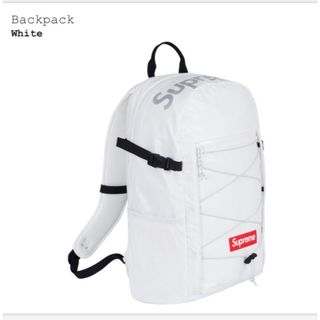 シュプリーム(Supreme)のSupreme 17FW Backpack 白(バッグパック/リュック)