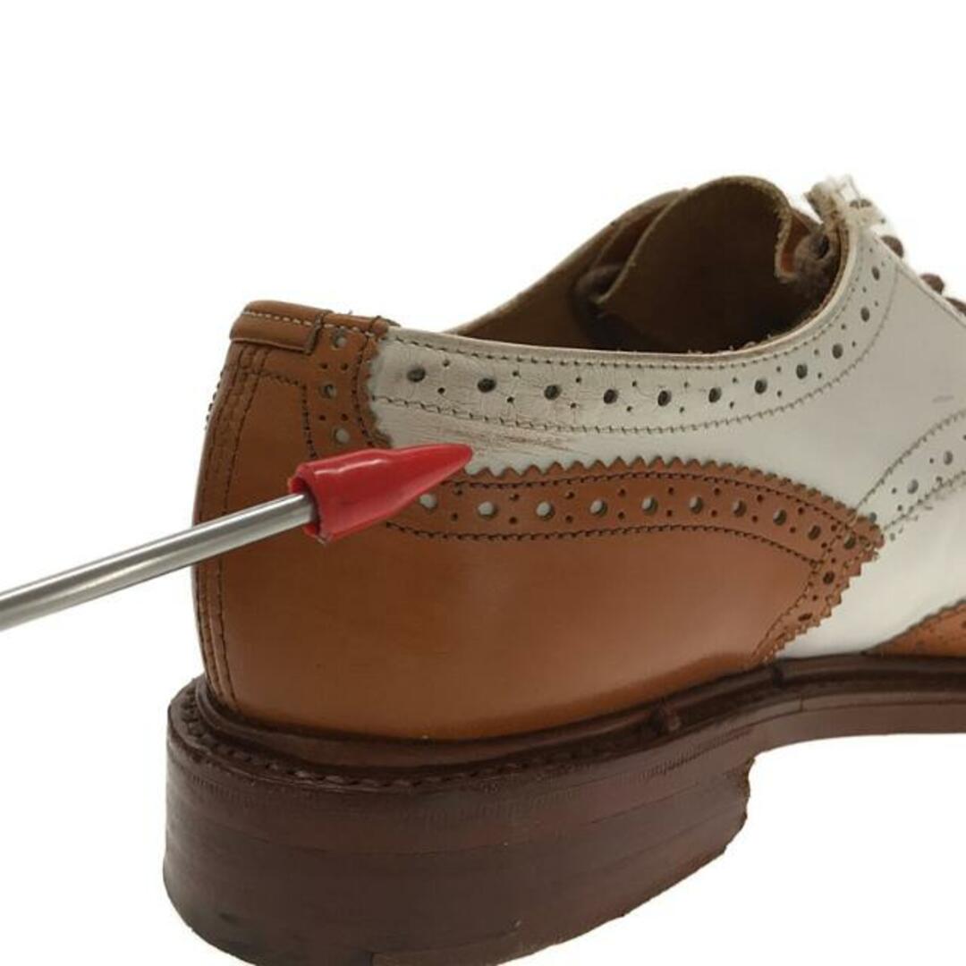 Trickers(トリッカーズ)のTricker's / トリッカーズ | S779 レザー 2トーン ウイングチップ シューズ | UK6 | ブラウン / ホワイト | レディース レディースの靴/シューズ(ブーツ)の商品写真