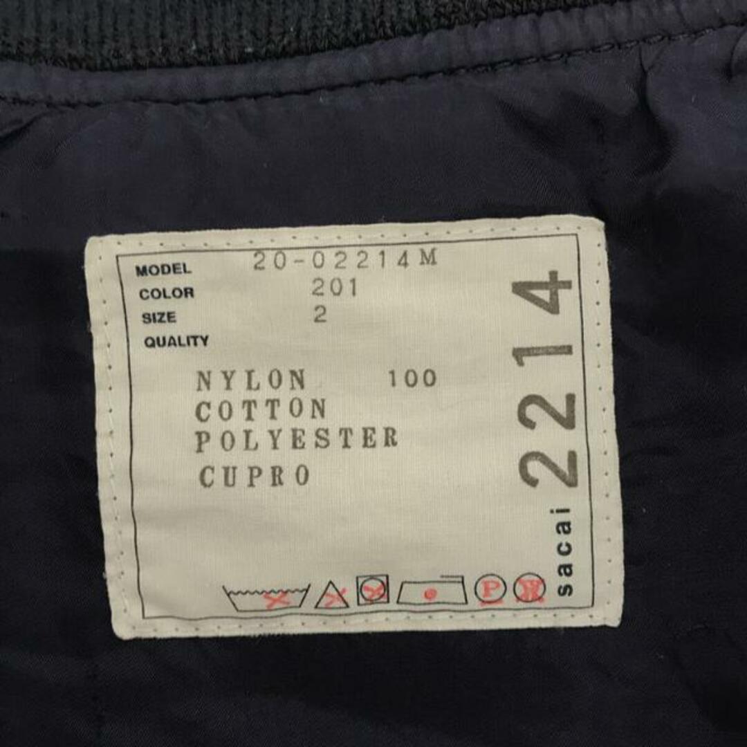sacai - sacai / サカイ | FABRIC COMBO MA-1 BLOUSON / ドッキング