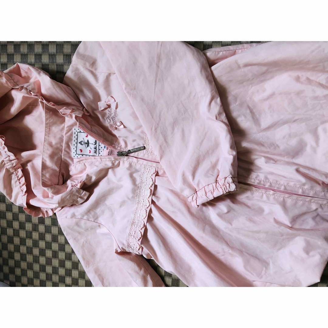 mikihouse(ミキハウス)のミキハウス⭐︎パーカー。万能アイテム　美品 キッズ/ベビー/マタニティのキッズ服女の子用(90cm~)(ジャケット/上着)の商品写真