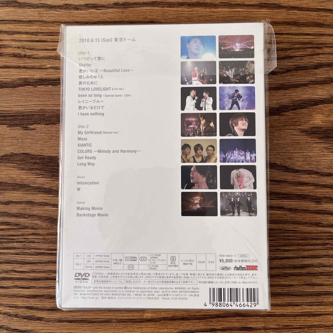 JYJ(ジェイワイジェイ)のTHANKSGIVING　LIVE　IN　DOME DVD エンタメ/ホビーのDVD/ブルーレイ(ミュージック)の商品写真