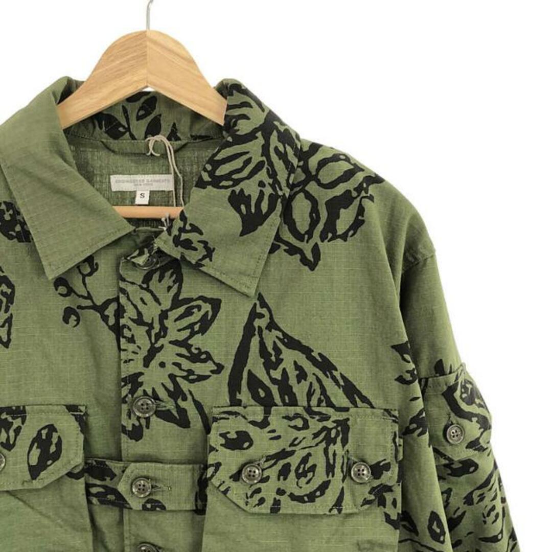 Engineered Garments(エンジニアードガーメンツ)の【新品】  Engineered Garments / エンジニアドガーメンツ | Explorer Shirt Jacket - Print Ripstop / ミリタリー エクスプローラーシャツジャケット | S | Olive Floral | メンズ メンズのジャケット/アウター(その他)の商品写真