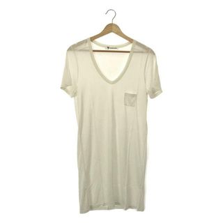 ティーバイアレキサンダーワン(T by Alexander Wang)の【新品】  T by Alexander Wang / ティーバイアレキサンダーワン | クルーネック ポケットTシャツ | S | ホワイト | レディース(Tシャツ(半袖/袖なし))