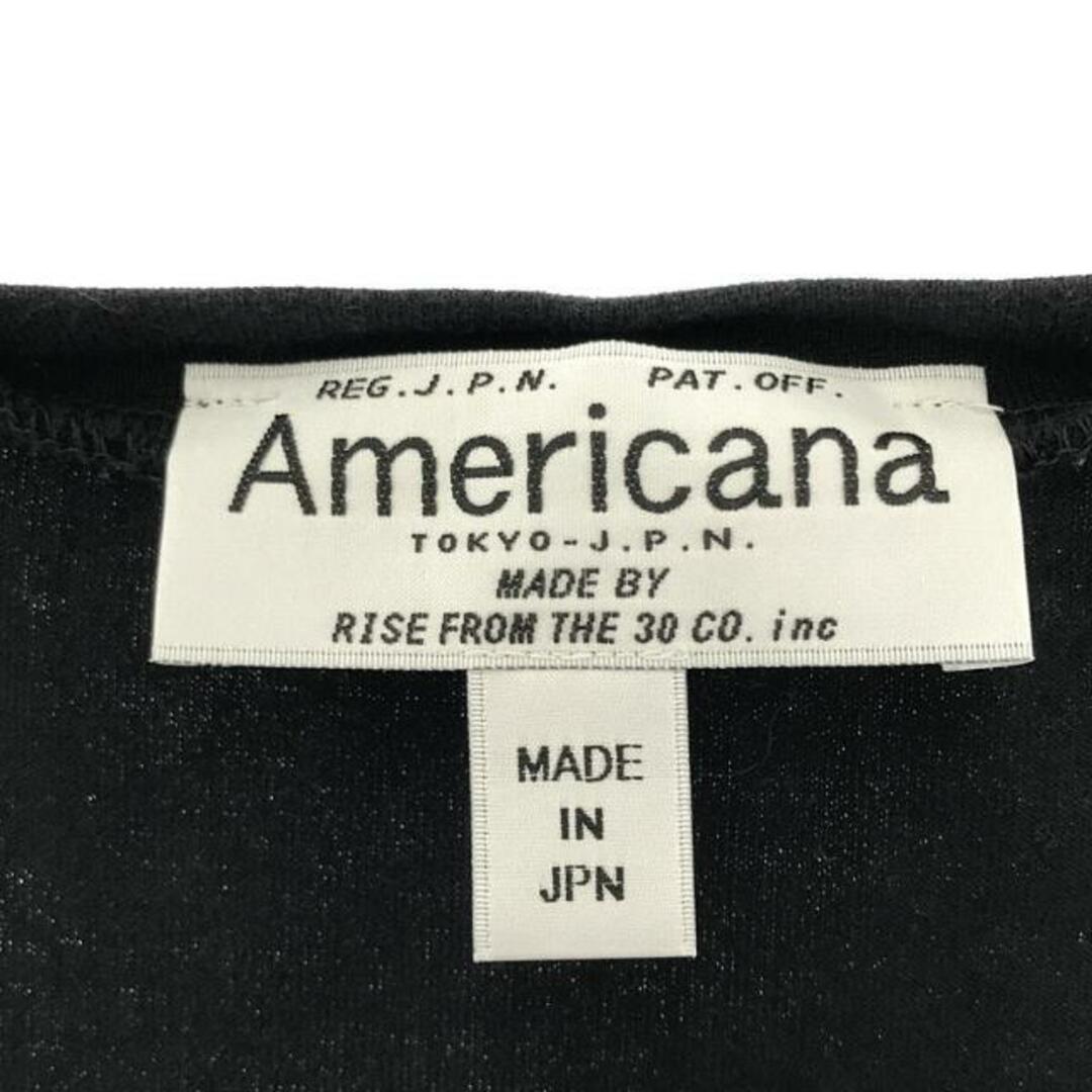 AMERICANA(アメリカーナ)のAmericana / アメリカーナ | サイドジップワンピース | ブラック | レディース レディースのワンピース(ロングワンピース/マキシワンピース)の商品写真