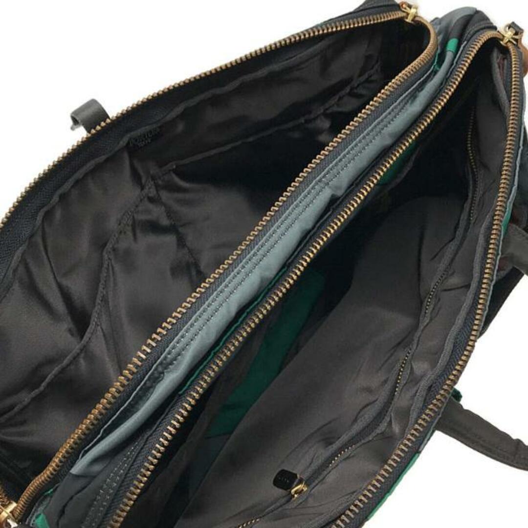 Marni(マルニ)の【美品】  MARNI / マルニ | × PORTER / ポーター 3way tanker bag / タンカー ショルダー付き ブリーフケース トートバッグ / リュック バックパック / ユニセックス | グレー/ブラック/グリーン | メンズ メンズのバッグ(ショルダーバッグ)の商品写真