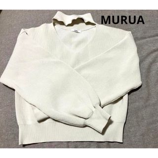 ムルーア(MURUA)のムルーア　チョーカーニット　肩あき(ニット/セーター)