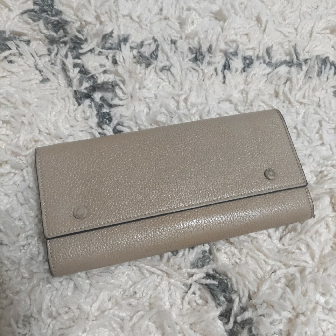 celine - CELINE長財布グレージュレッドバイカラー旧ロゴの通販 by