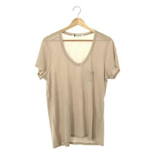 ティーバイアレキサンダーワン(T by Alexander Wang)の【新品】  T by Alexander Wang / ティーバイアレキサンダーワン | ポケットTシャツ | S | グレー | レディース(Tシャツ(半袖/袖なし))