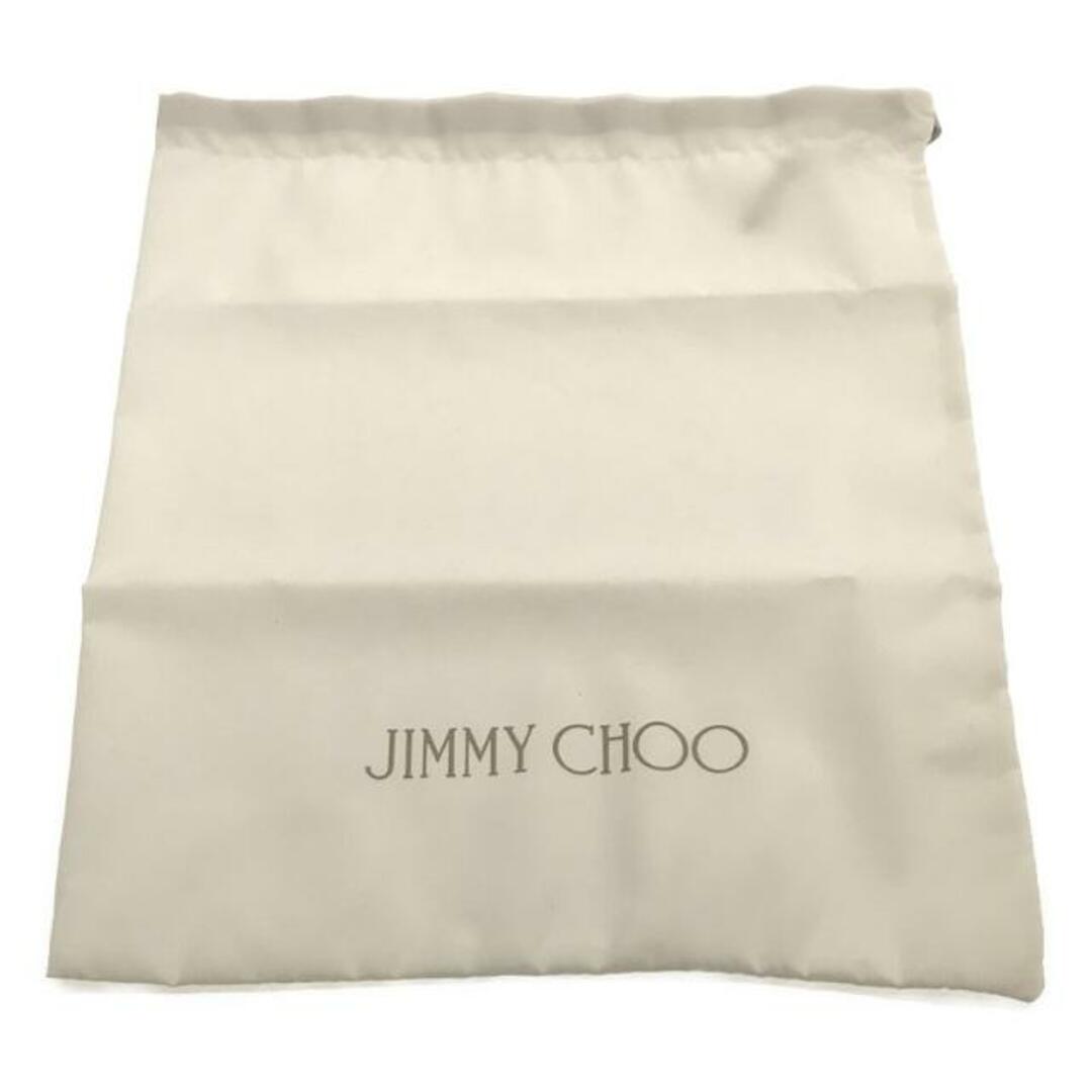 JIMMY CHOO(ジミーチュウ)の【新品】  JIMMY CHOO / ジミーチュウ | 金具ロゴ パテントレザー ポインテッドトゥ パンプス | 38 | ホワイト | レディース レディースの靴/シューズ(ハイヒール/パンプス)の商品写真