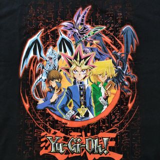 遊戯王　Tシャツ　Mサイズ　黒　アニメTシャツ　遊☆戯☆王　海外オフィシャル *