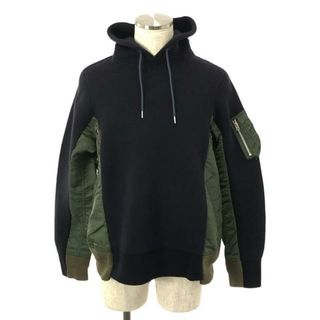 sacai - sacai / サカイ | Sponge Sweat x MA-1 Hoodie / ミリタリー ...