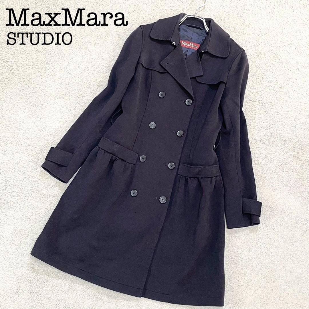 Max Mara - 【極美品】マックスマーラ トレンチコート ステンカラー