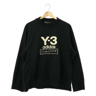 ワイスリー(Y-3)のY-3 / ワイスリー | M STACKED LOGO CREW SWEATER スウェット | M | ブラック | メンズ(スウェット)