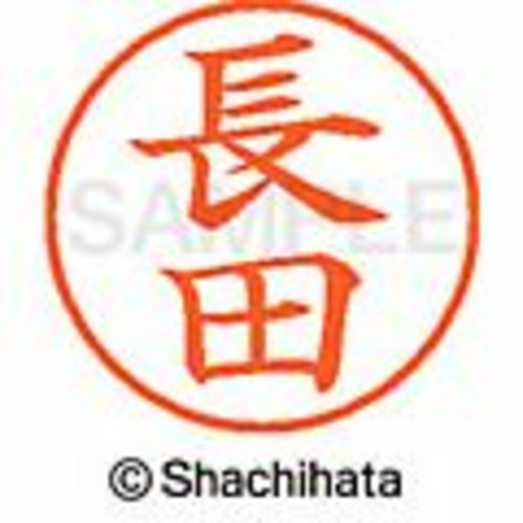 Shachihata(シャチハタ)の▼シャチハタ【長崎・長沢・長島・長瀬・長屋】ネーム6訂正印★1本★ インテリア/住まい/日用品の文房具(印鑑/スタンプ/朱肉)の商品写真