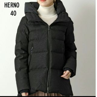 ヘルノ(HERNO)の美品】ヘルノ　ダウン　レディース　40(ダウンコート)