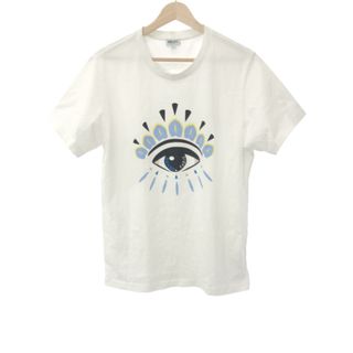 ケンゾー(KENZO)のKENZO ケンゾー アイプリントクルーネックTシャツ ホワイト M F955TS0494YC(Tシャツ/カットソー(半袖/袖なし))