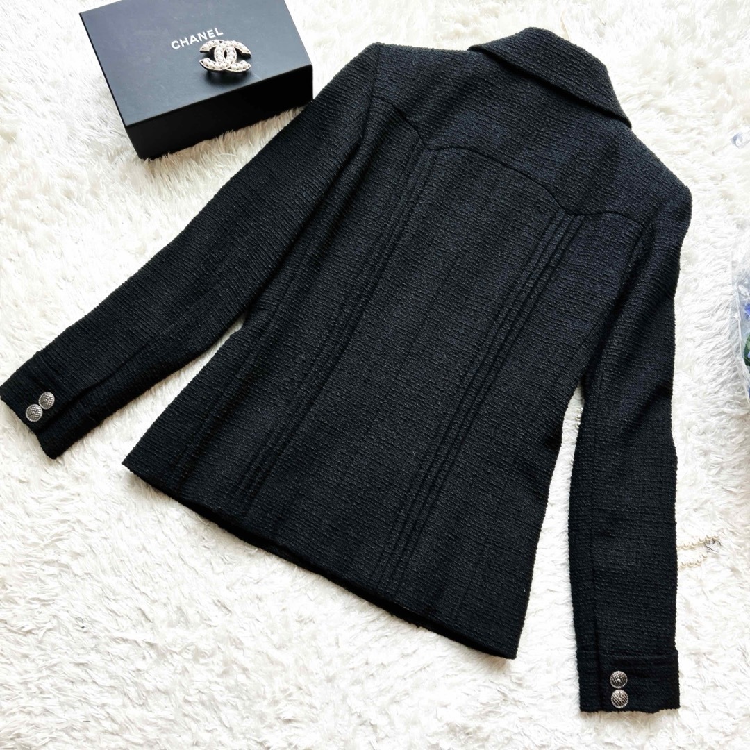 CHANEL - 極美品 CHANELシャネル リトルブラック 半ボタン CHANEL - 極美品 CHANELシャネル リトルブラック 半ボタン