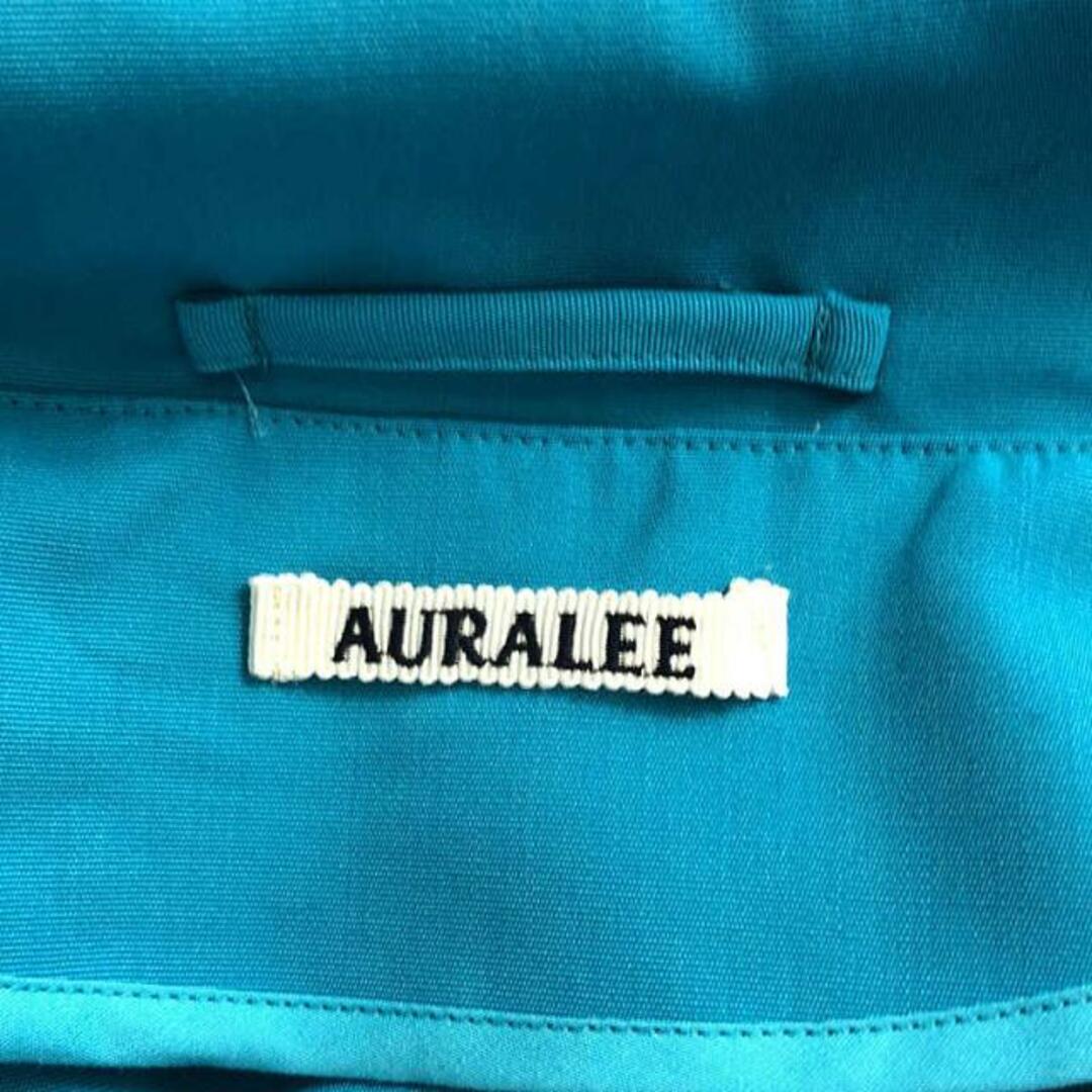 AURALEE(オーラリー)の【美品】  AURALEE / オーラリー | 23SS | WOOL MAX CANVAS HOODED BLOUSON ジャケット | 1 | ブルー | レディース レディースのジャケット/アウター(その他)の商品写真