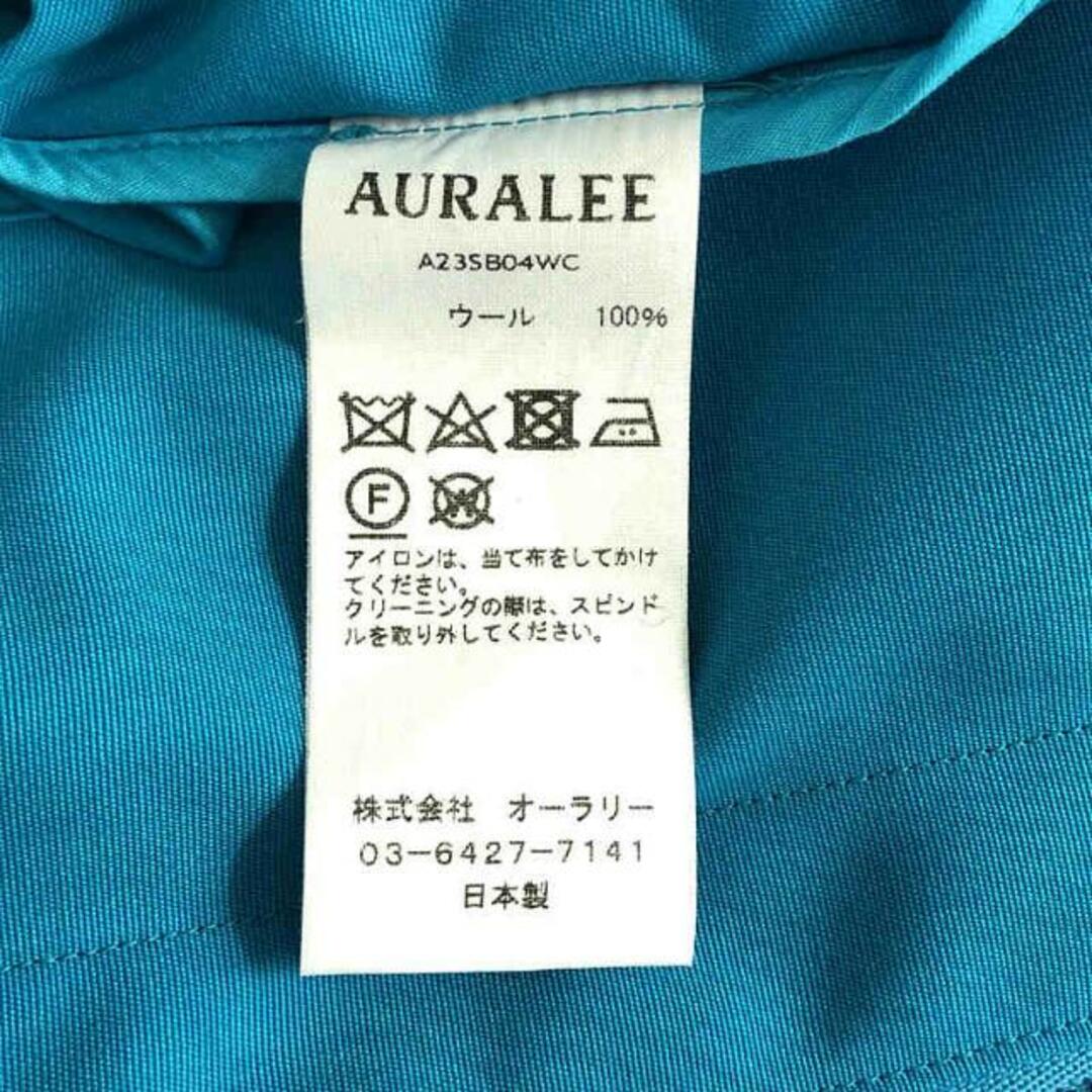 AURALEE(オーラリー)の【美品】  AURALEE / オーラリー | 23SS | WOOL MAX CANVAS HOODED BLOUSON ジャケット | 1 | ブルー | レディース レディースのジャケット/アウター(その他)の商品写真