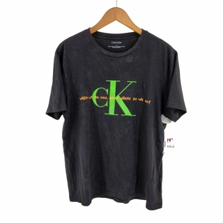 カルバンクライン(Calvin Klein)のCALVIN KLEIN(カルバンクライン) ロゴプリントクルーネックTシャツ(Tシャツ/カットソー(半袖/袖なし))
