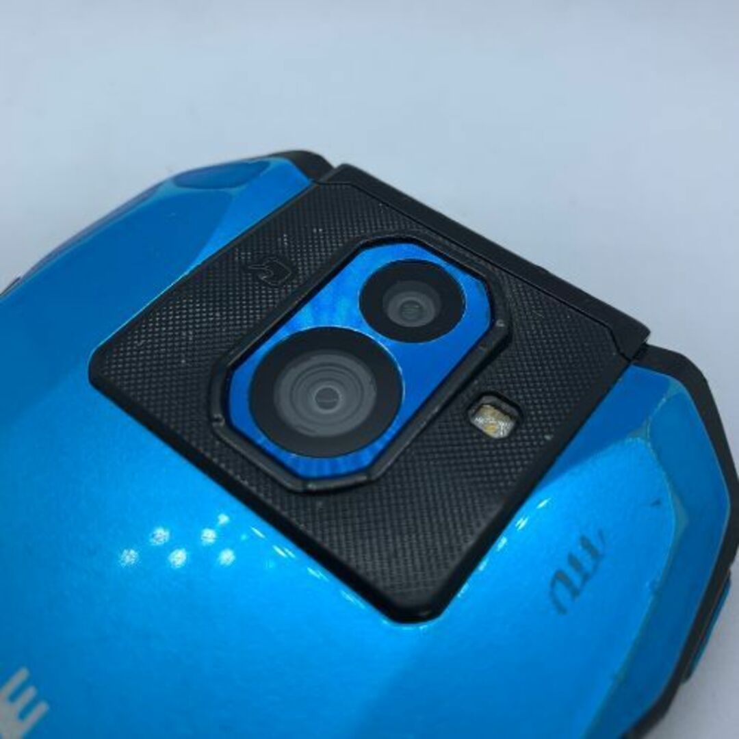 【中古品】TORQUE G04 au   KYV46 ブルー  スマホ/家電/カメラのスマートフォン/携帯電話(スマートフォン本体)の商品写真