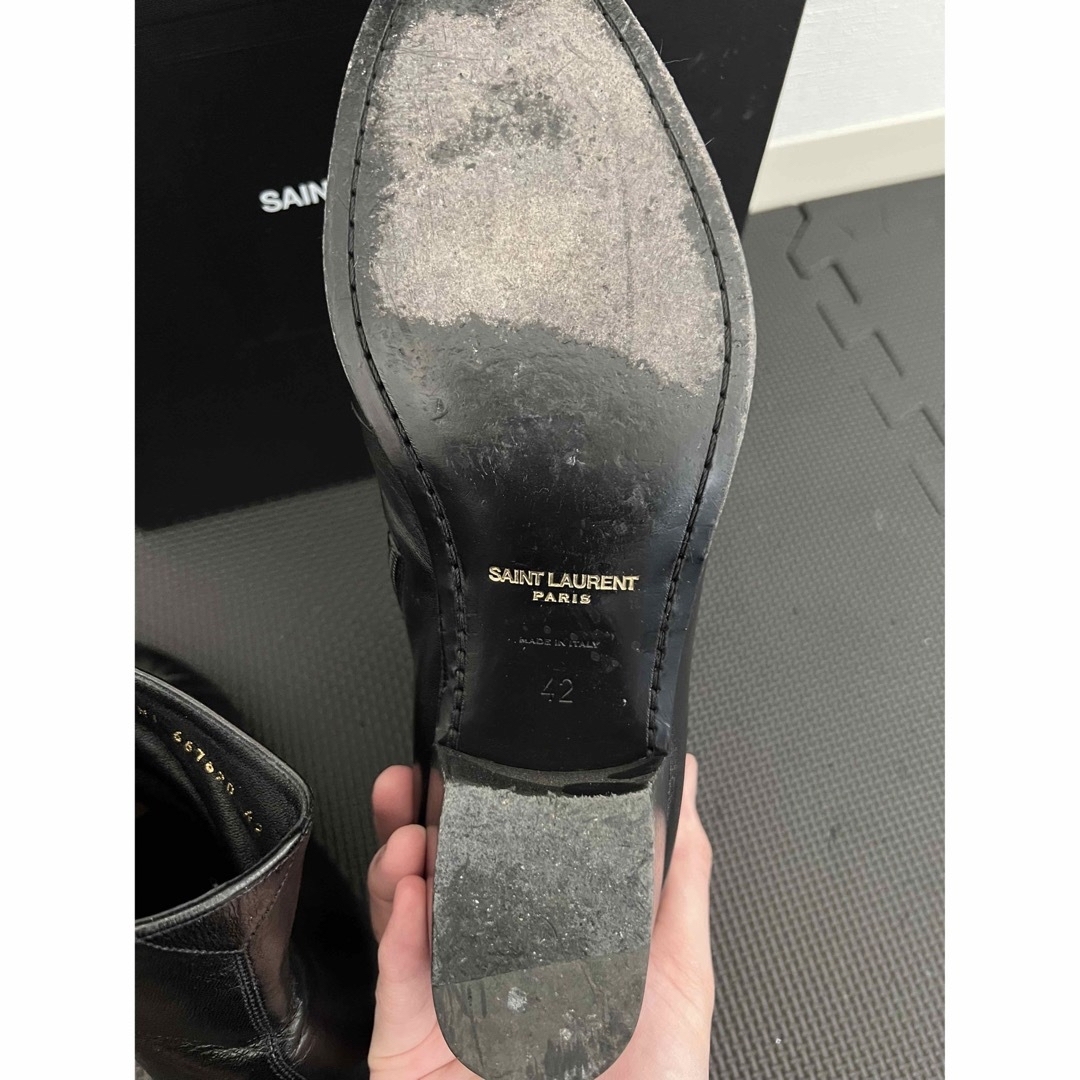 SAINT LAURENT - サンローラン ヒールブーツの通販 by SAINT LAURENT - サンローラン ヒールブーツの通販 by
