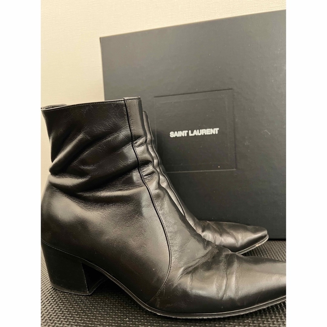 SAINT LAURENT - サンローラン ヒールブーツの通販 by SAINT LAURENT - サンローラン ヒールブーツの通販 by