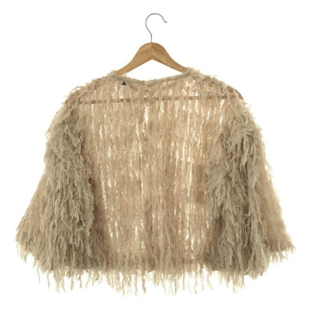 CLANE(クラネ)の【美品】  CLANE / クラネ | 2020AW | FRINGE LACE TOPS フリンジレーストップス | 2 | アイボリー | レディース レディースのトップス(シャツ/ブラウス(長袖/七分))の商品写真