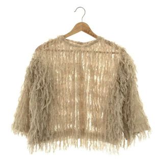 クラネ(CLANE)の【美品】  CLANE / クラネ | 2020AW | FRINGE LACE TOPS フリンジレーストップス | 2 | アイボリー | レディース(シャツ/ブラウス(長袖/七分))