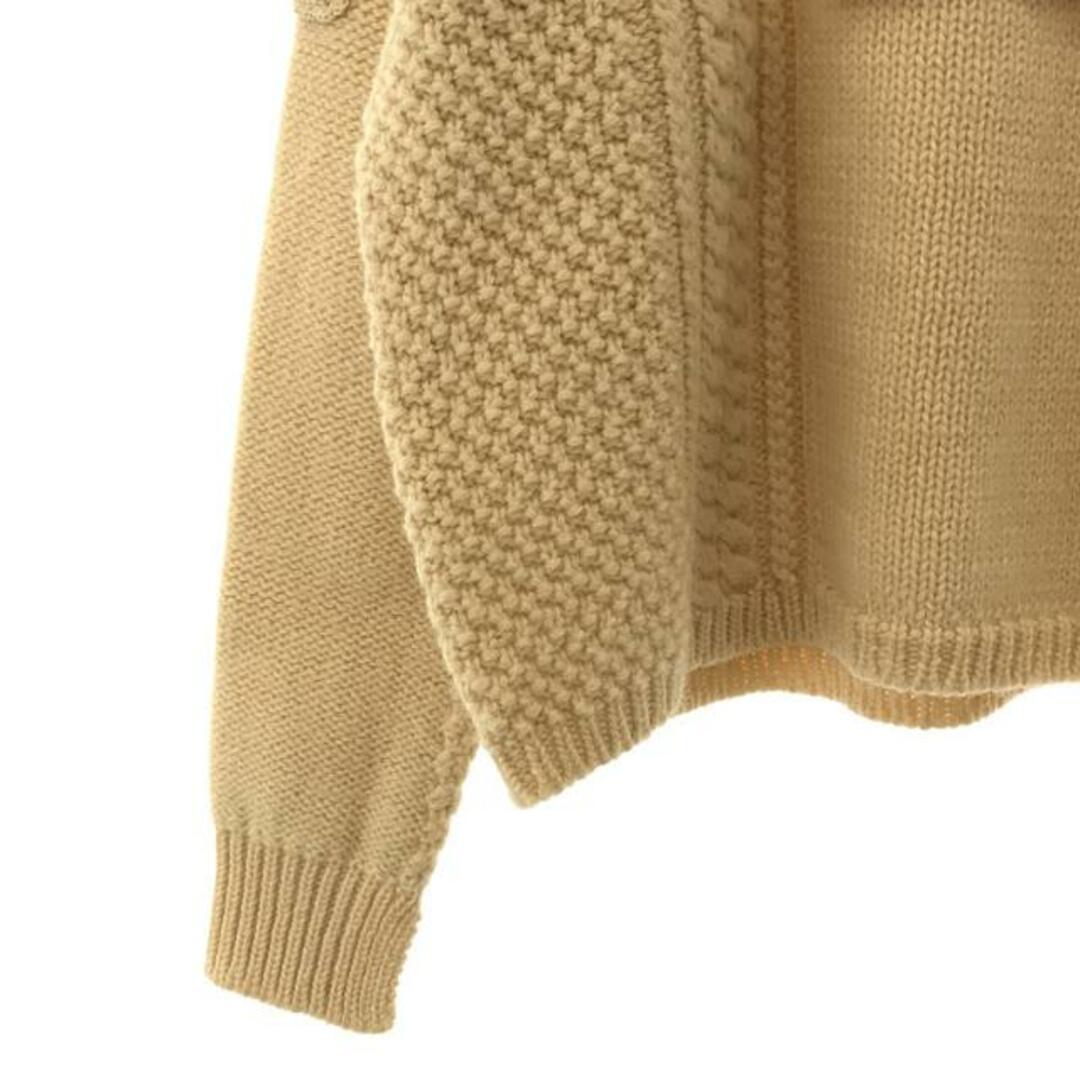 SUNSEA(サンシー)の【美品】  SUNSEA / サンシー | 葡萄 SWEATER | 3 | バニラ | レディース レディースのトップス(ニット/セーター)の商品写真