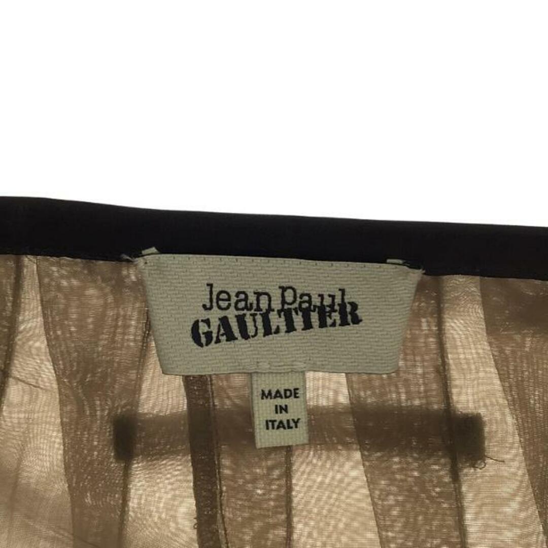 Jean-Paul GAULTIER(ジャンポールゴルチエ)の【美品】  JeanPaulGAULTIER / ジャンポールゴルチェ | 牛革 レザー切替 ダブルアジャスター シアー ラップスカート | 40 | グレー系 | レディース レディースのスカート(ひざ丈スカート)の商品写真