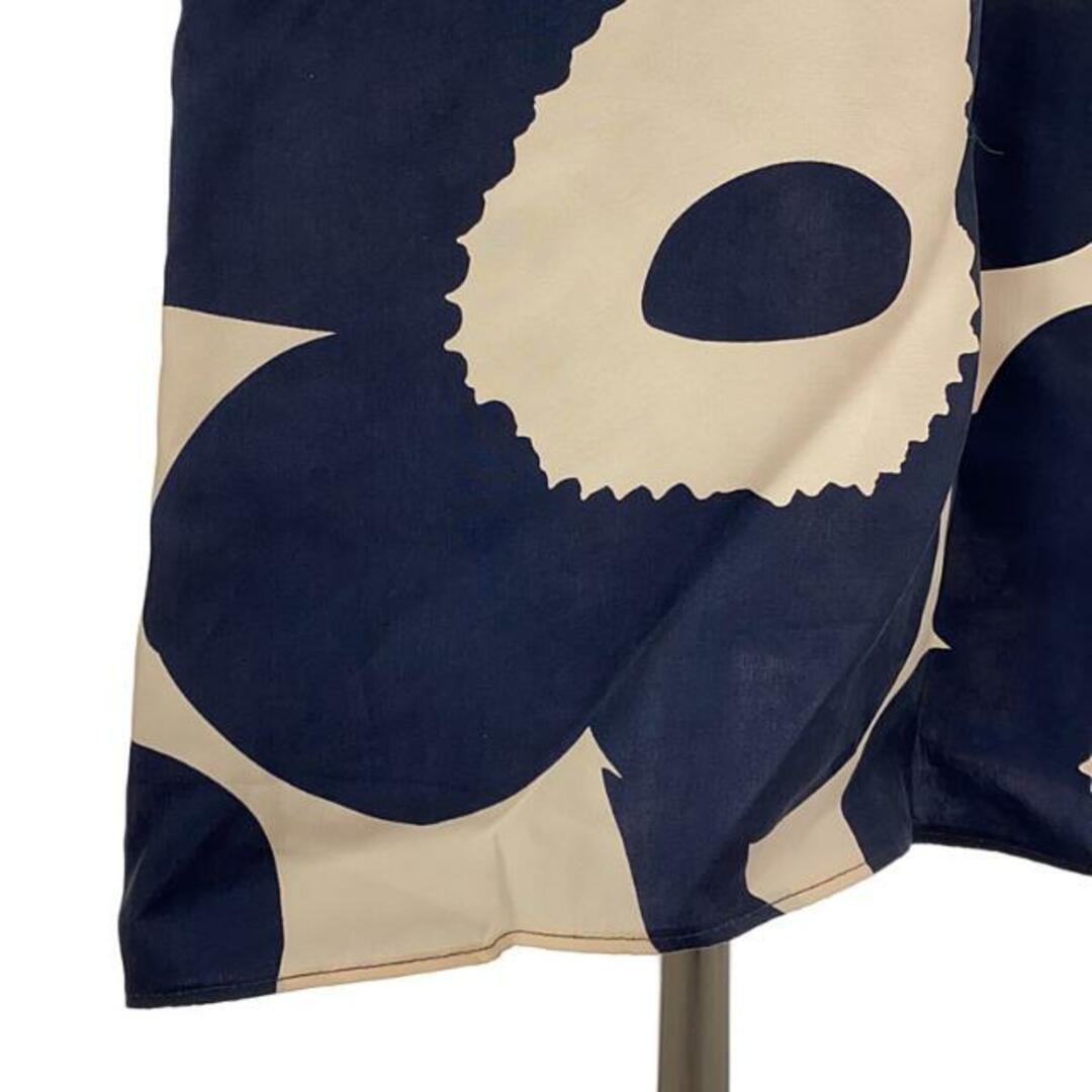 marimekko(マリメッコ)の【新品】  marimekko / マリメッコ | ウニッコ ベルト付き ロングワンピース | 40 | ベージュ/ネイビー | レディース レディースのワンピース(ロングワンピース/マキシワンピース)の商品写真