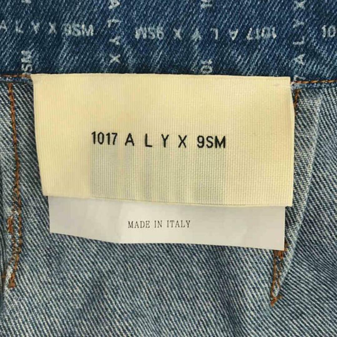 1017 ALYX 9SM / アリクス | LOGO CHECK DENIM JACKET / 総ロゴ 1017 ALYX 9SM / アリクス | LOGO CHECK DENIM JACKET / 総ロゴ