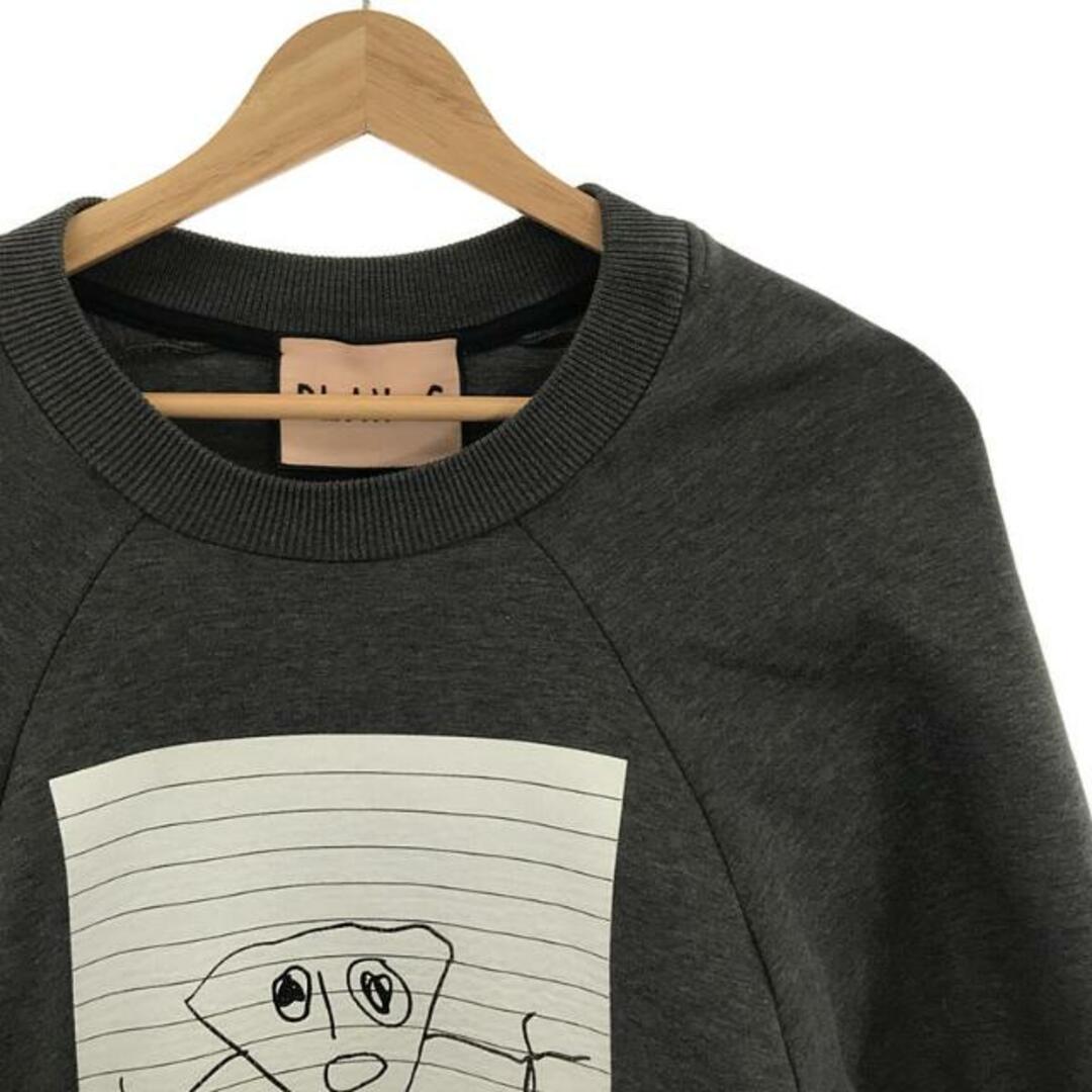 【美品】 Plan C / プランシー | RAGLAN SLEEVE SWEAT スウェット | M | グレー | レディース