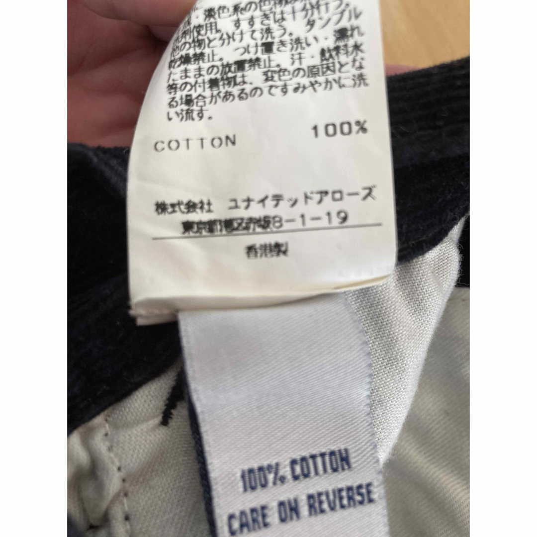 UNITED ARROWS(ユナイテッドアローズ)のユナイテッドアローズ　　コーデュロイパンツ　黒 メンズのパンツ(その他)の商品写真