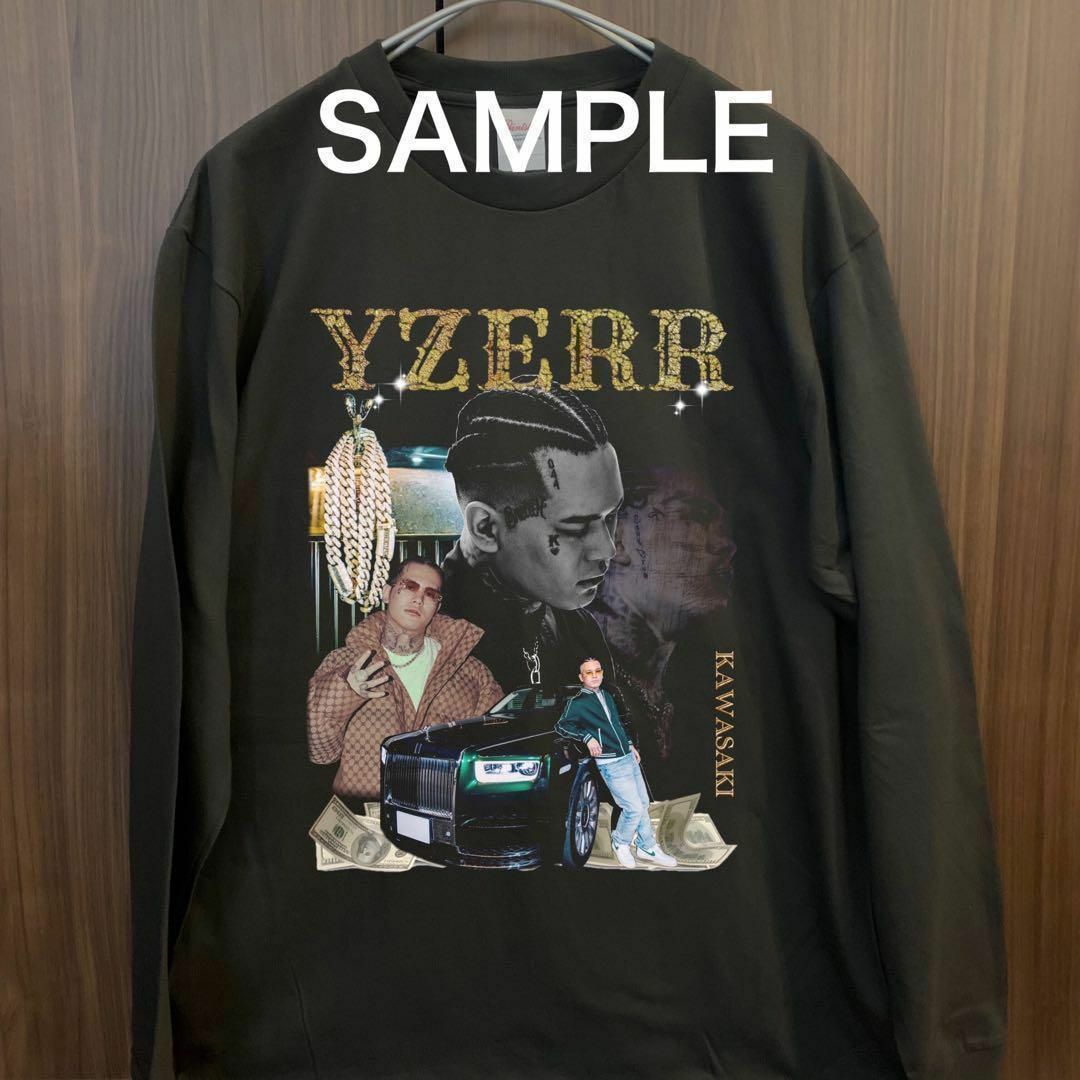 YZERR BADHOP ロンＴ rap hiphop music メンズのトップス(Tシャツ/カットソー(七分/長袖))の商品写真