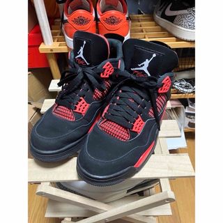 ナイキ(NIKE)のNIKE AIR JORDAN 4 RED THUNDER 28(スニーカー)