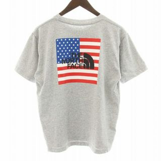 ザノースフェイス(THE NORTH FACE)のTHE NORTH FACE Tシャツ半袖 星条旗 NT32145  M グレー(その他)