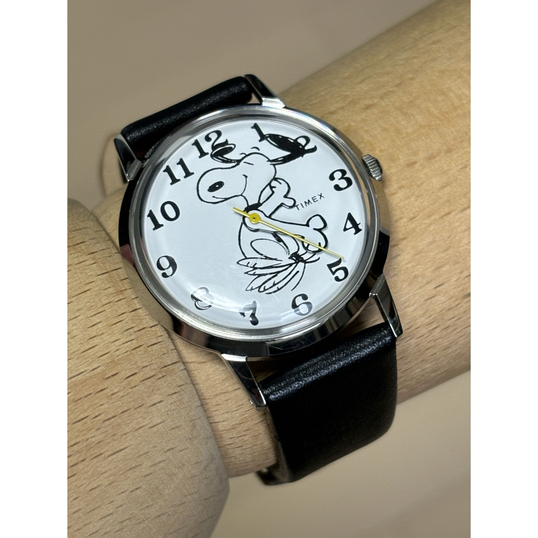 超レア】 スヌーピー/TIMEX/時計/コラボ/ピーナッツ/限定/レザーベルト