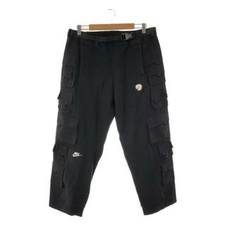 ナイキ(NIKE)の【美品】  NIKE / ナイキ | 2023SS | × PEACEMINUSONE ピースマイナスワンコラボ NRG CF Wide Pants ワイド カーゴパンツ | XS | ブラック | メンズ(その他)