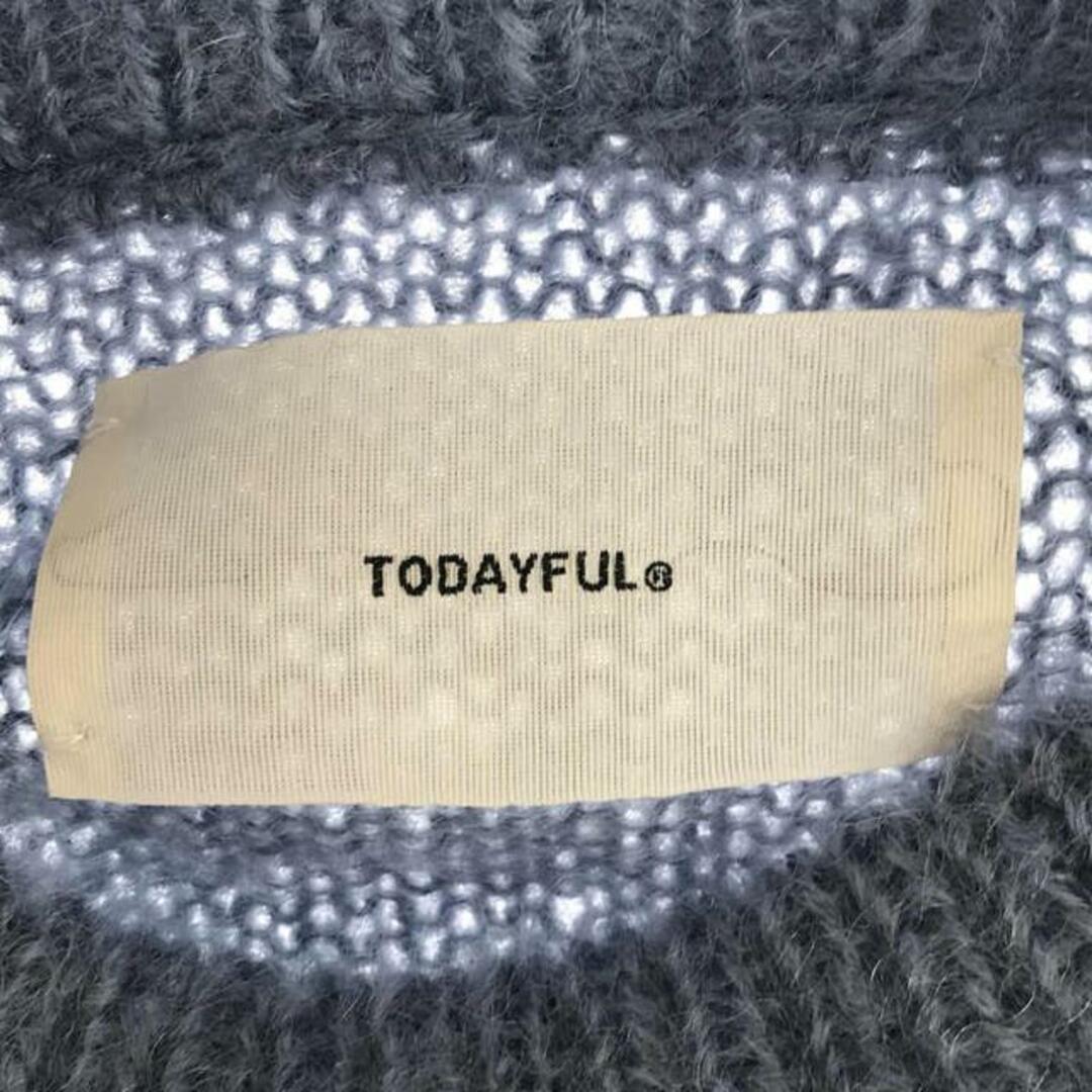 TODAYFUL(トゥデイフル)の【美品】  TODAYFUL / トゥデイフル | Kid Mohair Knit / キッドモヘアニット | F | ブルー | レディース レディースのトップス(ニット/セーター)の商品写真