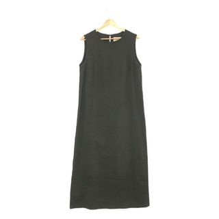 トゥデイフル(TODAYFUL)の【美品】  TODAYFUL / トゥデイフル | Dobbystripe Slit Dress / ドビーストライプスリットドレス ワンピース | 36 | チャコールグレー | レディース(ロングワンピース/マキシワンピース)