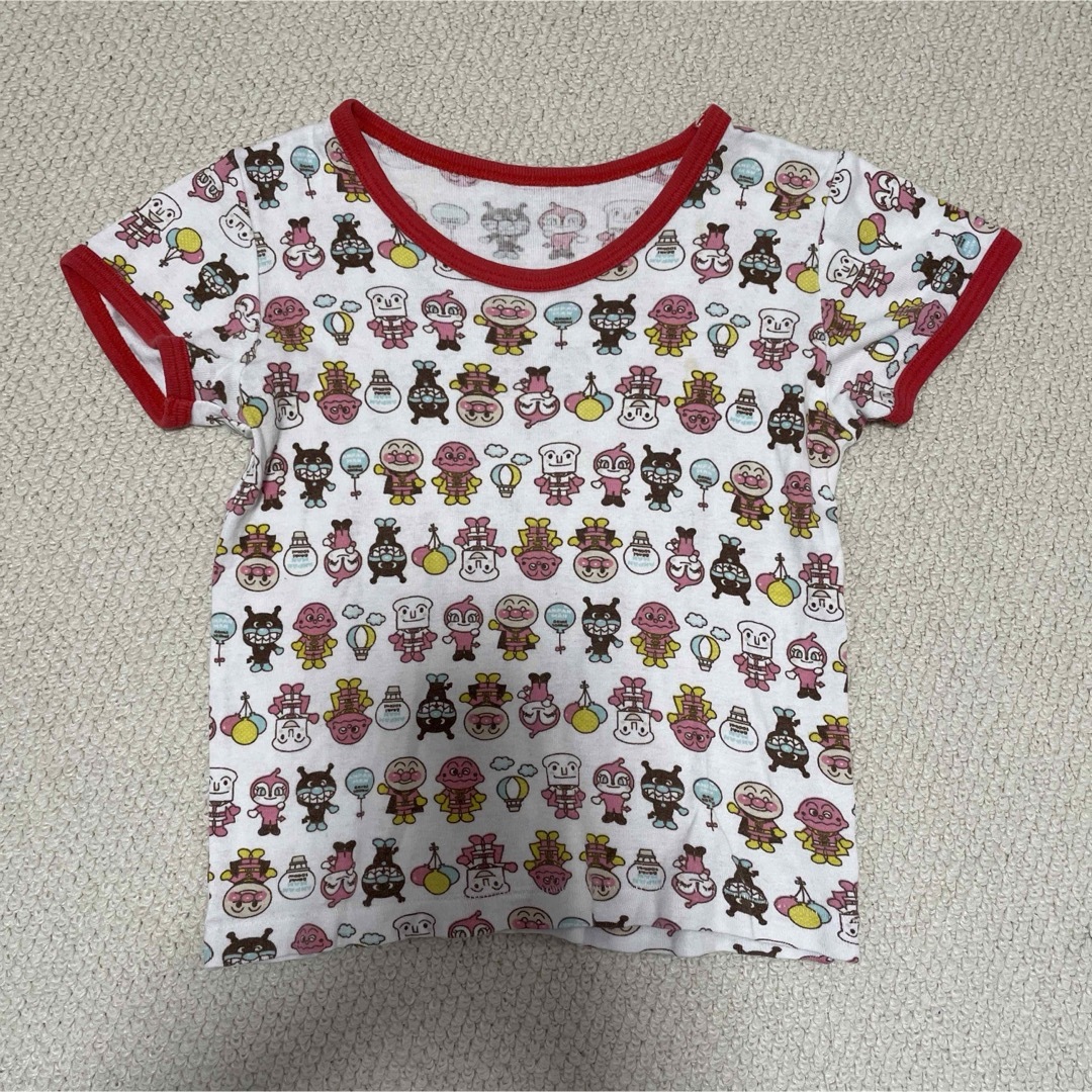 アンパンマン(アンパンマン)のアンパンマン　半袖　肌着　90cm 95cm キッズ/ベビー/マタニティのキッズ服男の子用(90cm~)(下着)の商品写真